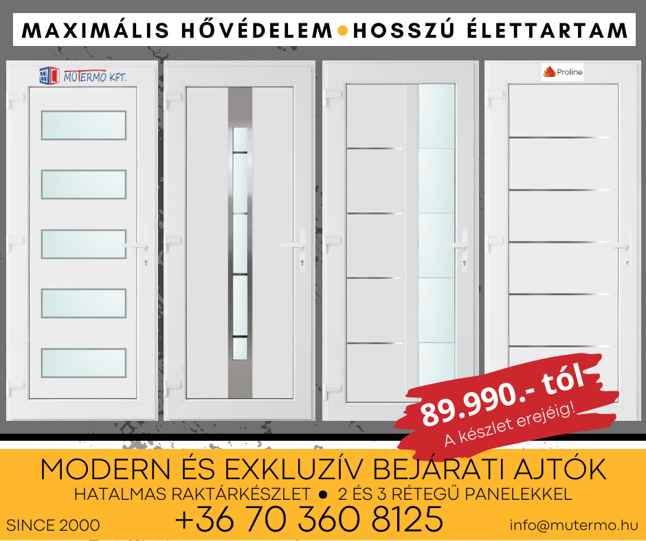 Modern és exkluzív ajtók