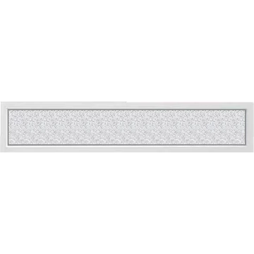 140x30 felülvilágító fix üvegezéssel fehér színben EXTRA hőszigetelésű 3 rétegű GRÍZ üveggel RP