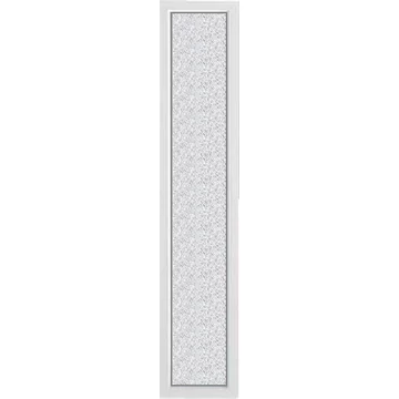 30x210 oldalvilágító fix üvegezéssel fehér színben EXTRA hőszigetelésű 3 rétegű GRÍZ üveggel RP