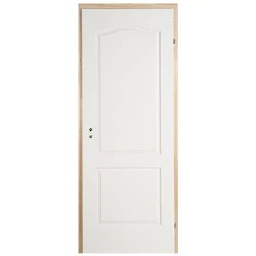 75x210 Dusa tele lemezelt fa beltéri ajtó gerébtokkal jobbos