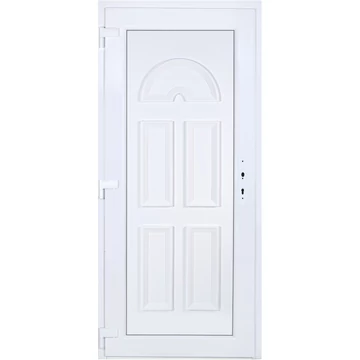 100x210 balos Köln tömör bejárati ajtó extra vastag hőszigetelt panellel 5 kamrás fehér RP