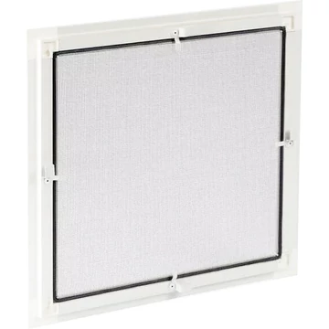 Fix szunyogháló 150x60 ablakhoz fehér aluminium kerettel,peremes