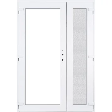 140x210 balos aszimmetrikusan nyíló Magdeburg üres bejárati ajtó extra vastag fehér