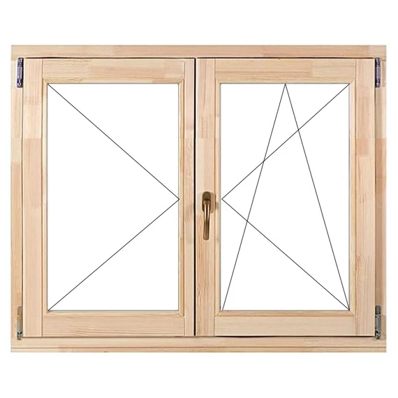 150x150 középen nyíló bukó nyíló jobbos fa ablak natúr