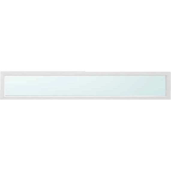 130x30 felülvilágító fix üvegezéssel fehér színben EXTRA hőszigetelésű 3 rétegű savmart üveggel