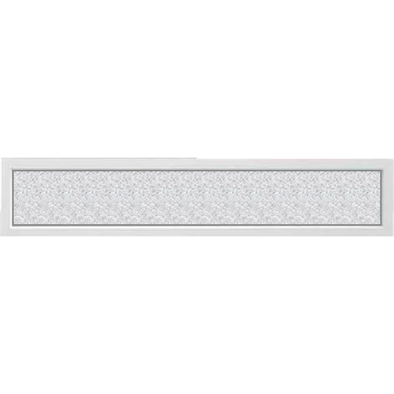 140x30 felülvilágító fix üvegezéssel fehér színben 2 rétegű GRÍZ üveggel