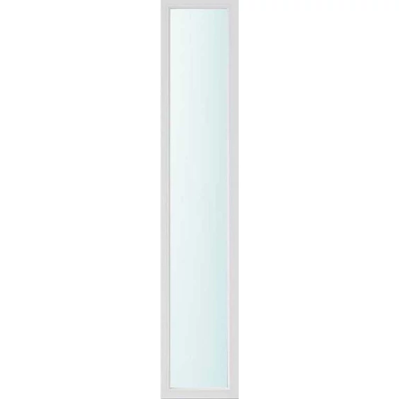 30x210 oldalvilágító fix üvegezéssel fehér színben 3 rétegű savmart üveggel