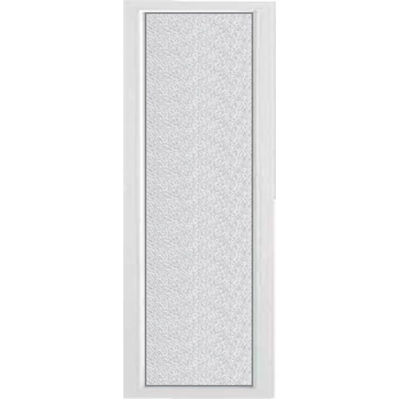 50x210 oldalvilágító fix üvegezéssel fehér színben EXTRA hőszigetelésű 3 rétegű GRÍZ üveggel RP