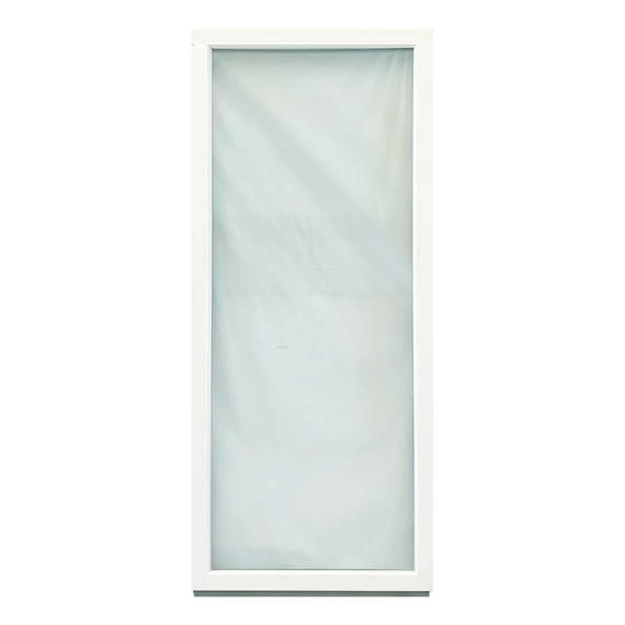 90x210 Brügmann 3 rétegű üveggel fix üvegezésű műanyag oldalvilágító fehér 5 kamrás