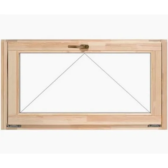 90x60 bukó fa ablak natúr