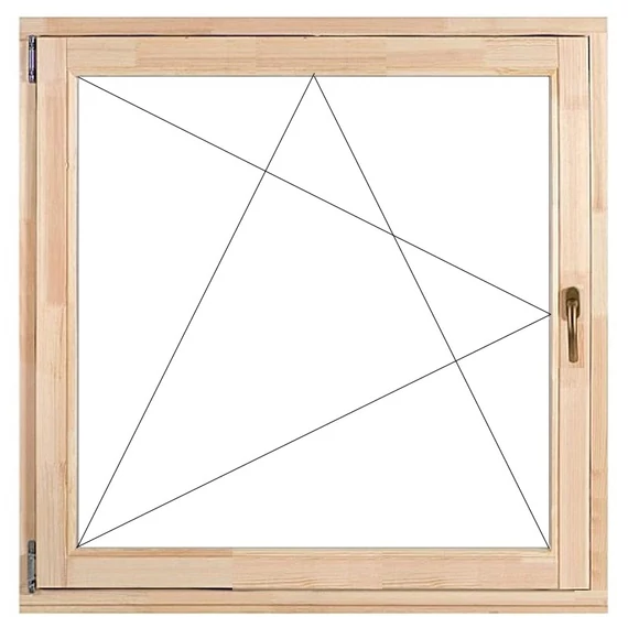 150x150 bukó nyíló balos fa ablak natúr