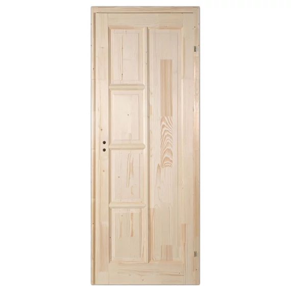 75x210 Mecsek tele fenyőfa beltéri ajtó jobbos