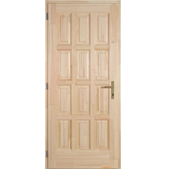 100x210 Ámor tele fa bejárati ajtó borovi fenyőből balos 