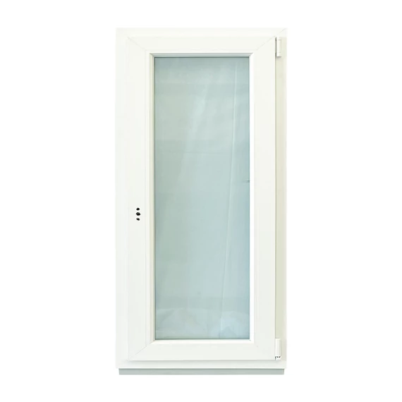 60x120 Rehau bukó nyíló jobbos műanyag ablak fehér 6 kamrás 2 rétegű üveggel