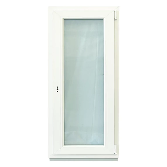 60x150 Brügmann 2 rétegű üveggel bukó nyíló jobbos műanyag ablak fehér 5 kamrás