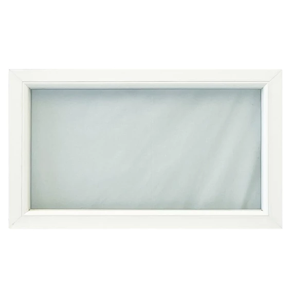 100x60 Brügmann 2 rétegű üveggel fix üvegezésű műanyag felülvilágító fehér 5 kamrás