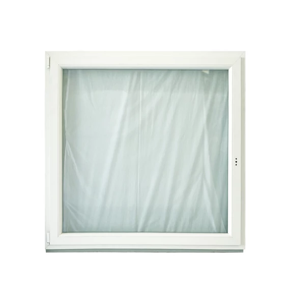 90x90 Brügmann 3 rétegű üveggel bukó nyíló balos műanyag ablak fehér 5 kamrás