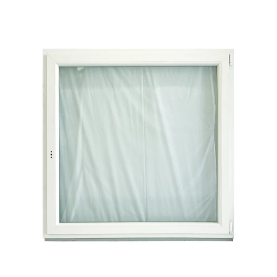 90x90 Rehau bukó nyíló jobbos műanyag ablak fehér 6 kamrás 3 rétegű üveggel