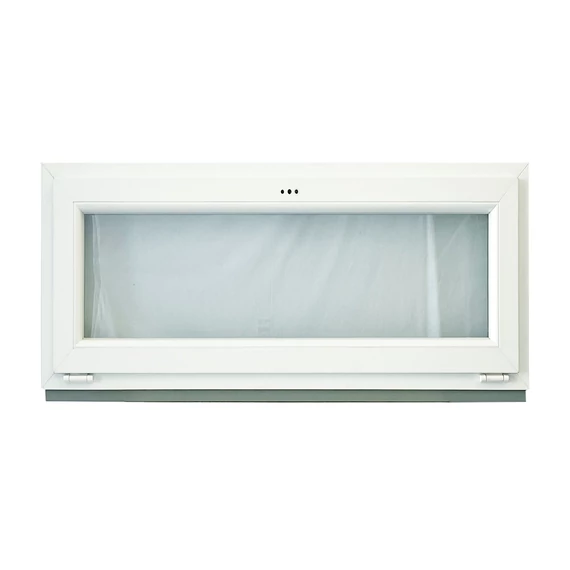 120x90 Rehau bukó műanyag ablak fehér 6 kamrás 2 rétegű üveggel