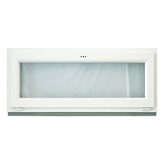 150x60 Brügmann 2 rétegű üveggel bukó műanyag ablak fehér 5 kamrás