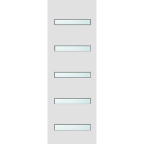 Detroit 5 üveges ajtópanel 24 mm vastagságú, fehér színben