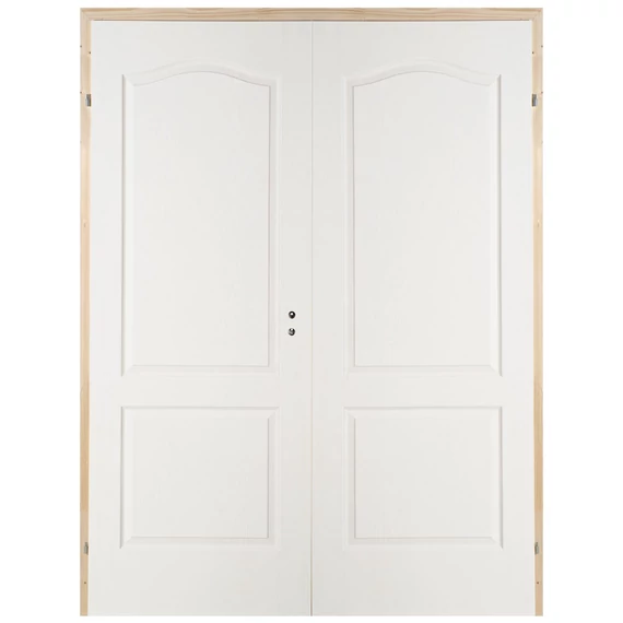 140x210 Dusa tele lemezelt fa beltéri ajtó gerébtokkal balos