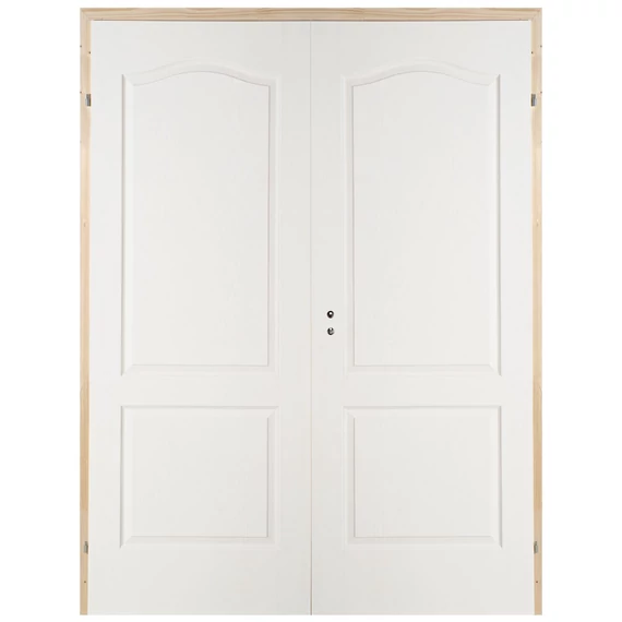 140x210 Dusa tele lemezelt fa beltéri ajtó gerébtokkal jobbos