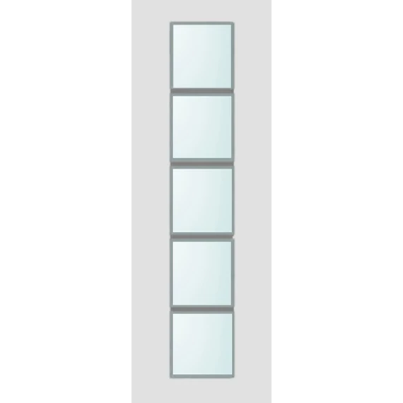 El Paso 1 üveges ajtópanel 40 mm vastagságú, fehér színben