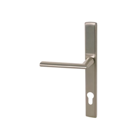 Raffaella matt króm pz cilinderhelyes, 92 mm kilincs-kulcsközép távolságú, mantova silden bejárati ajtó kilincs-kilincs BALOS *6000107104-B-K*