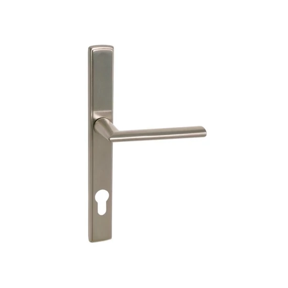 Raffaella matt króm pz cilinderhelyes, 92 mm kilincs-kulcsközép távolságú, mantova silden bejárati ajtó kilincs-kilincs JOBBOS *6000107104-J-K*