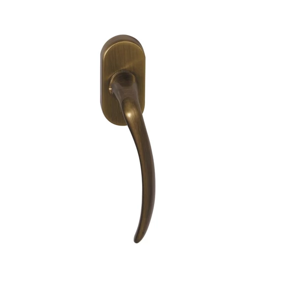 Raffaella súrolt bronz ablakkilincs JOBBOS *6000127102-J-K*