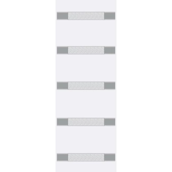 Hidas 5 üveges ajtópanel 42 mm vastagságú, fehér színben