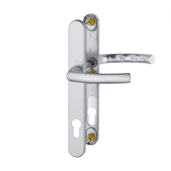 Lima kívűl fehér belül ezüst bejárati ajtókilincs