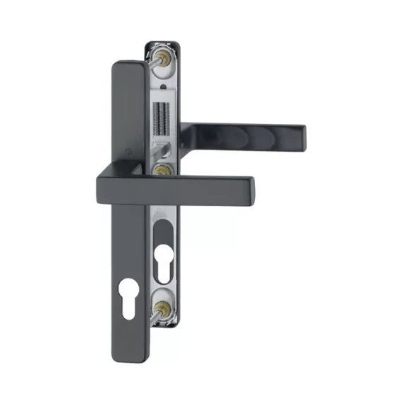 Hoppe Tulon matt fekete ajtókilincs 77-82 mm *6010001602*