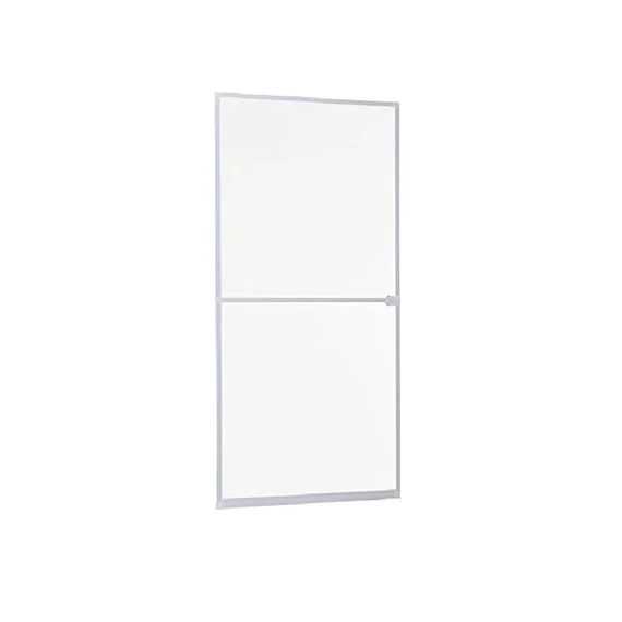 Szunyogháló ajtó keretes nyíló balos 90x210 redőnyös erkélyajtóhoz aluminium kerettel 