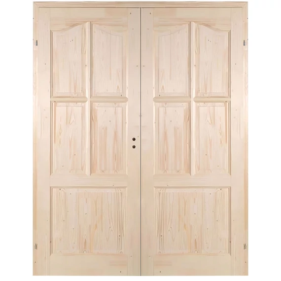 140x210 Mátra tele fenyőfa beltéri ajtó balos