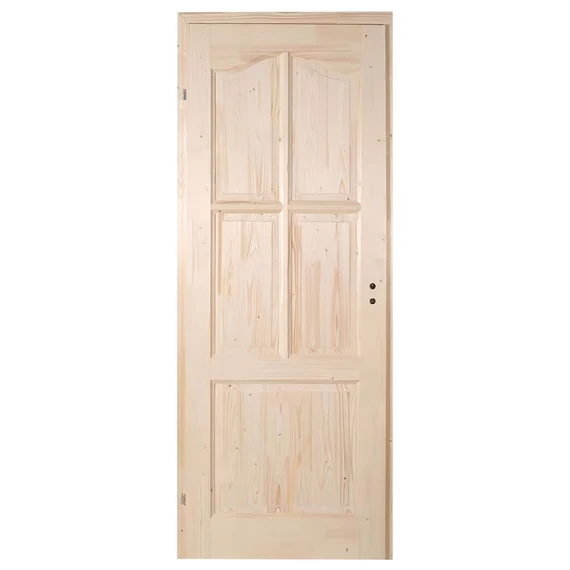 75x210 Mátra tele fenyőfa beltéri ajtó balos
