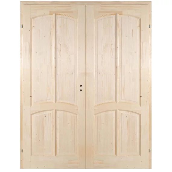 140x210 Pilis tele fenyőfa beltéri ajtó balos