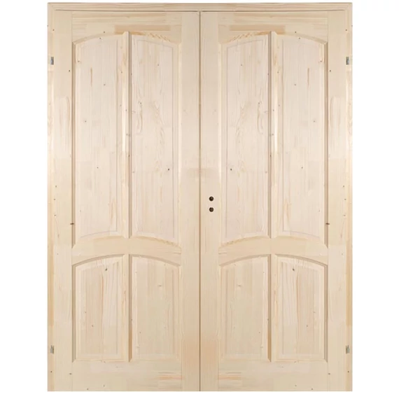 140x210 Pilis tele fenyőfa beltéri ajtó jobbos