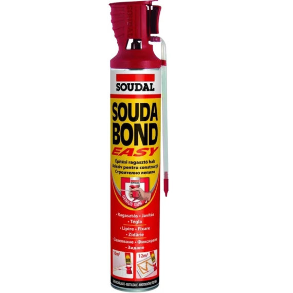 Soudal ragasztóhab, kézi, 750 ml-es kiszerelésben