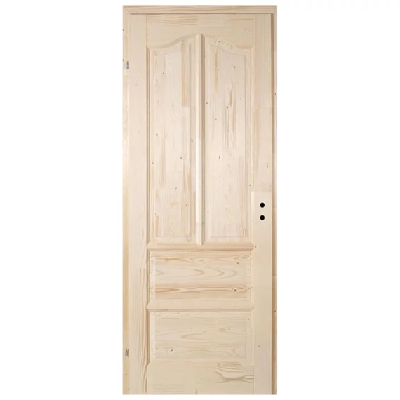 75x210 Róna tele fenyőfa beltéri ajtó balos