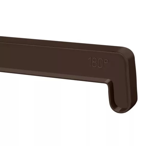 Párkány-hossztoldó-kamrás-manyag-párkányhoz-sötétbarna-színben