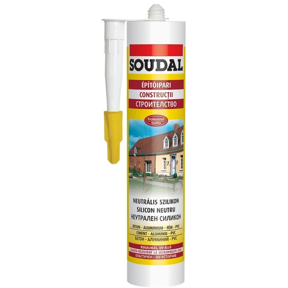 Soudal univerzális sziloplast neutrál, 280 ml színtelen