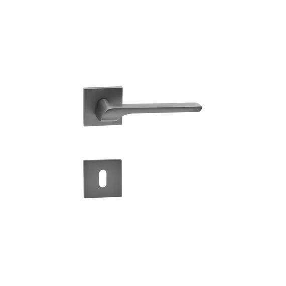 Sydney antracit bb tollas kulcsnyílású, rozettás kilincs *6002090001-K*