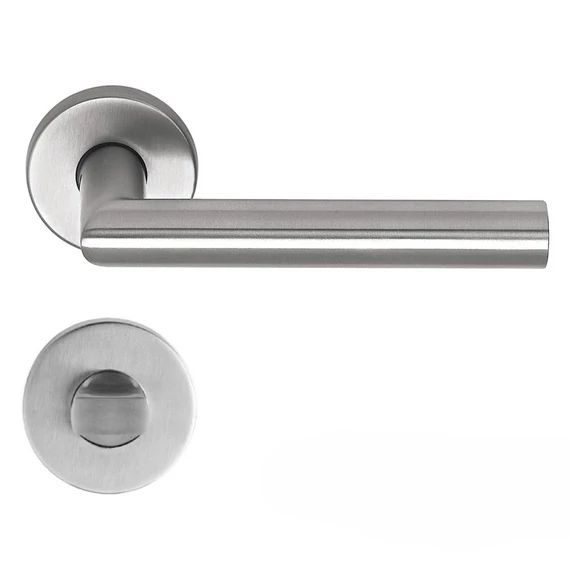 Thema pro inox wc záras, rozettás kilincs 6000098302-E