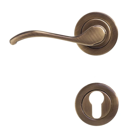 Toledo antikolt pz cilinderhelyes, rozettás kilincs 6000088501-E