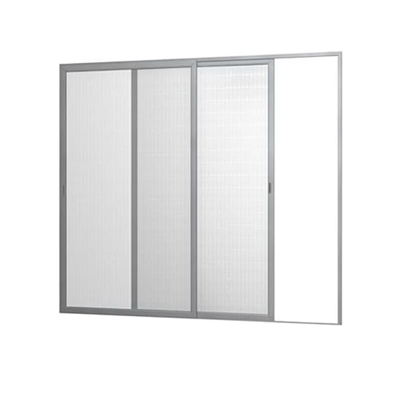 Szunyogháló ajtó toló 180x240 redőnyös erkélyajtóhoz aluminium kerettel 