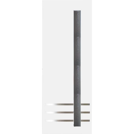 Vértes 1 üveges ajtópanel 42 mm vastagsűgú, fehér színben