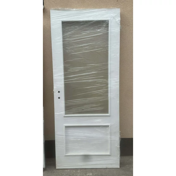 CPL beltéri fehér üveges ajtólap (csak ajtólap)